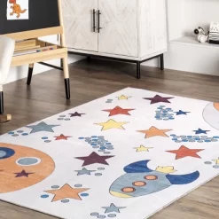 NuLOOM Leonie Outer Space Machine Washable Kids Area Rug 18 NuLOOM Leonie Outer Space Machine Washable Kids Area Rug -Children Furniture Store GUEST da4aaa6f b164 4e9f a7e5 8b2727167618
