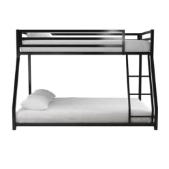 Twin/Full Max Metal Bunk Bed Black - Room & Joy -Children Furniture Store GUEST da747eff caba 48c5 bea3 2c8ec1726e91