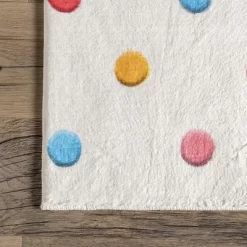 NuLOOM Ilse Colorful Dots Machine Washable Kids Area Rug -Children Furniture Store GUEST db969f47 5636 42de b39c 519959866cfb