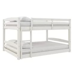 Full Over Full Alaina Floor Wood Bunk Bed - Room & Joy -Children Furniture Store GUEST db9d0628 f0c9 4c71 898a b2978a074531