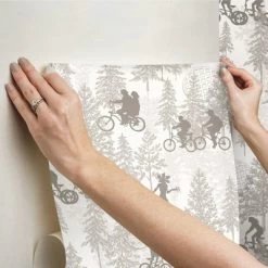 Netflix Stranger Things Hawkins Woods Peel And Stick Wallpaper - RoomMates -Children Furniture Store GUEST dc1e1e1b 78d7 4721 94c2 20d59a3014c2