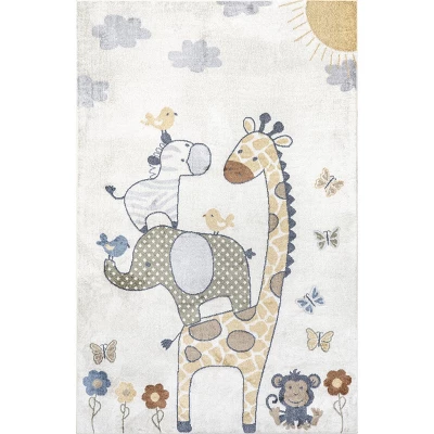 NuLOOM Cass Safari Kids Machine Washable Area Rug 11 NuLOOM Cass Safari Kids Machine Washable Area Rug - Image 9