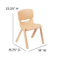 Flash Furniture 2 Pack Plastic Stackable School Chair With 13.25" Seat Height -Children Furniture Store GUEST dcfab01f 0d1f 4ccb 8157 b3d6360d3859 1