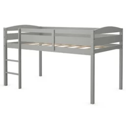 Costway Twin Low Loft Bunk Junior Bed Bedroom Wooden Guard Rail Ladder White/Espresso/Grey 25 Costway Twin Low Loft Bunk Junior Bed Bedroom Wooden Guard Rail Ladder White/Espresso/Grey -Children Furniture Store GUEST de7a34bf 1e7c 4ea1 a5ac 9da028cee811