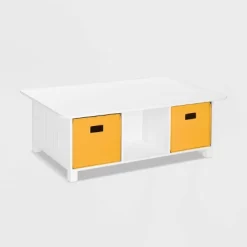 RiverRidge Home Kids' 6 Cubby Storage Activity Table With 2 Bins - RiverRidge -Children Furniture Store GUEST dec51197 c47a 436f 9476 6fa2376e7fce