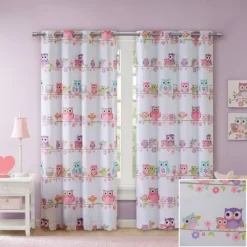 Striking Sara Owl Blackout Window Panel -Children Furniture Store GUEST df0dffec 8aa4 4d6b 8e4a 611ae7a3c53f