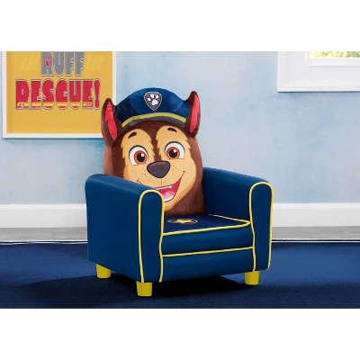 PAW Patrol Chase Figural Upholstered Kids' Chair - Delta Children 3 PAW Patrol Chase Figural Upholstered Kids' Chair - Delta Children