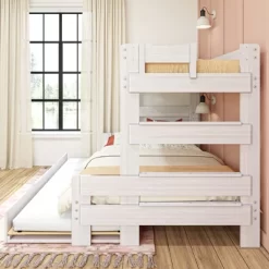 Max & Lily Farmhouse Twin Over Full Bunk Bed With Trundle 10 Max & Lily Farmhouse Twin Over Full Bunk Bed With Trundle -Children Furniture Store GUEST e0caca67 3227 4b9b 962f cf7f2cf5784b