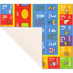 KC CUBS Boy & Girl Kids ABC Alphabet, Numbers & Shapes Educational Learning & Fun Game Play Nursery Bedroom Classroom Area Rug Carpet -Children Furniture Store GUEST e0d72979 425b 4ed5 958e b08800748533