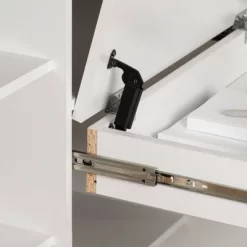 Twin Tiara Loft Bed With Desk Pure White - South Shore -Children Furniture Store GUEST e172712f b9e9 453b 921d c99a197e45ca