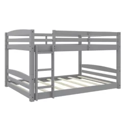 Full Over Full Alaina Floor Wood Bunk Bed - Room & Joy -Children Furniture Store GUEST e1a84174 e704 46f7 8e29 4c1f2eade9b0