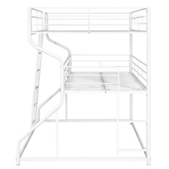 Full XL Over Twin XL Over Queen Size Metal Triple Bunk Bed With Ladder-ModernLuxe -Children Furniture Store GUEST e1fa814b 7599 40ce bd40 b89d0e5bbd2e