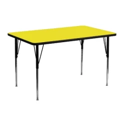 Flash Furniture 24''W X 48''L Rectangular HP Laminate Activity Table - Standard Height Adjustable Legs -Children Furniture Store GUEST e32a4fd0 83ae 4d03 b8c2 82da6c9aca48 1