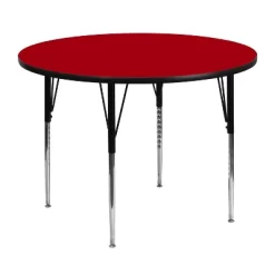 Emma And Oliver 48" Round Laminate Adjustable Activity Table -Children Furniture Store GUEST e53224aa 7018 43ef 9112 8ee74998eafc 1