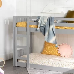 Twin Over Twin Wood Detachable Slat Bunk Bed - Saracina Home 32 Twin Over Twin Wood Detachable Slat Bunk Bed - Saracina Home -Children Furniture Store GUEST e5eb4fe9 f17b 429e a72b dbad1aa70275