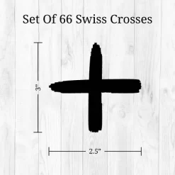Black Watercolor Swiss Crosses Wall Decor - Decalcomania 13 Black Watercolor Swiss Crosses Wall Decor - Decalcomania -Children Furniture Store GUEST e5f3254f 1a40 44d4 9a76 e43b4dc2a6da
