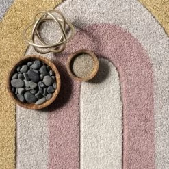 NuLOOM Jerri Double Half Rainbow Kids Area Rug 16 NuLOOM Jerri Double Half Rainbow Kids Area Rug -Children Furniture Store GUEST e639420f 3a54 47ab 92a8 faaec6df8c0c