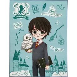 KC CUBS | Harry Potter Wizarding World Boy & Girl Kids Modern Décor For Nursery Bedroom Or Classroom Rug Carpet, Harry Potter -Children Furniture Store GUEST e6533091 089b 4645 94b2 66c7b745b088