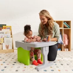 ECR4Kids Tri-Me Cube Chair Desk, Kids Furniture, Light Grey -Children Furniture Store GUEST e90c6034 ee50 4591 8dea 4356d898265d