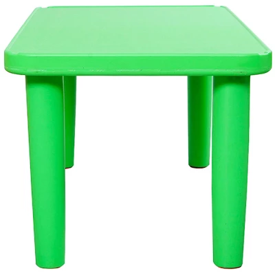 Costway Kids Portable Plastic Table Learn And Play Activity School Home Furniture Green 6 Costway Kids Portable Plastic Table Learn And Play Activity School Home Furniture Green - Image 4