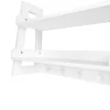 Kids' 2 Tier Ladder Wall Shelf With Hooks White - RiverRidge Home -Children Furniture Store GUEST ecd3a537 2b57 4bda a1b6 55980ea7266d