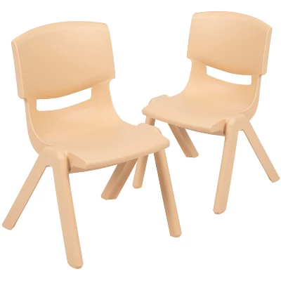 Flash Furniture 2 Pack Plastic Stackable School Chair With 10.5" Seat Height 16 Flash Furniture 2 Pack Plastic Stackable School Chair With 10.5" Seat Height - Image 14