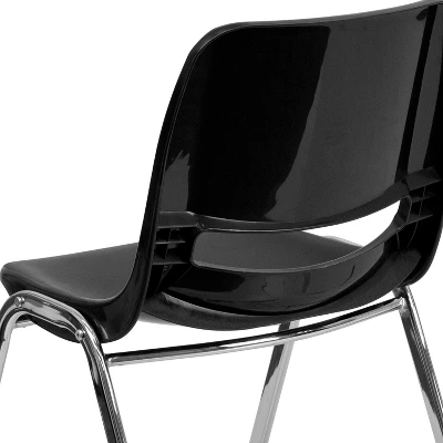 Emma And Oliver Ergonomic Shell Stack Chair - 16" Seat Daycare Home School 8 Emma And Oliver Ergonomic Shell Stack Chair - 16" Seat Daycare Home School - Image 6