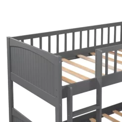Twin Over Twin Bunk Bed With Twin Size Loft Bed With 2 Drawers - ModernLuxe -Children Furniture Store GUEST ee3f3430 c6e4 4d70 ac69 6d8eedd54711