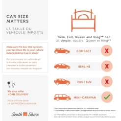 Twin Hankel Metal Platform Bed With Headboard And Footboard Pure Black - South Shore -Children Furniture Store GUEST ee81553b 6762 4a17 9fe1 a7af7465a237 1