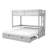 Twin To King Augusta Extending Day Bed With Bunk Bed And Storage Drawers Dove Gray - Alaterre Furniture -Children Furniture Store GUEST ee9db613 e18b 4336 ac24 6590a8383117