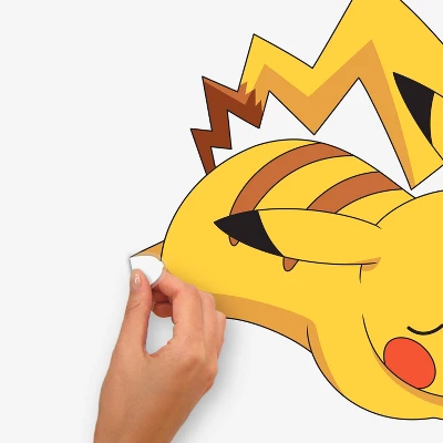 Pokemon Sleeping Pikachu Giant Peel And Stick Wall Decals - RoomMates 7 Pokemon Sleeping Pikachu Giant Peel And Stick Wall Decals - RoomMates - Image 5