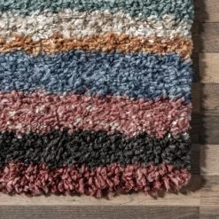 Aidan Diamond Striped Kids Shag Area Rug -Children Furniture Store GUEST ef817a5f 5401 487a 8a2b 0c9f1ee30879