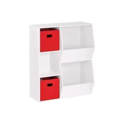 3pc Kids' Floor Cabinet With 2 Bins Set - RiverRidge Home -Children Furniture Store GUEST f0831907 ba5e 463c a41e 55cbe12a14d2