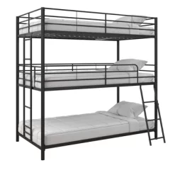 Triple Twin Zeke Metal Bunk Bed - Room & Joy -Children Furniture Store GUEST f11d8962 2f0f 4a55 a29c 1c70771c9021