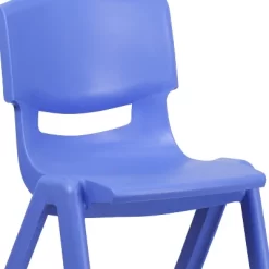 Flash Furniture 4 Pack Blue Plastic Stackable School Chair With 15.5'' Seat Height -Children Furniture Store GUEST f2ad7e92 ab91 4ce7 9c2b b591a5e2ff3b 1