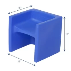 Children's Factory CF910-009 Flexible Seating Toddler Kids Cube Chair Classroom Furniture For Daycare, Playroom, And Homeschool, Blue -Children Furniture Store GUEST f33870ca 5940 47e4 958c 498b1e1c3134