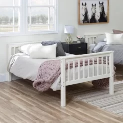 Twin Over Twin Solid Wood Mission Design Bunk Bed - Saracina Home -Children Furniture Store GUEST f33cbfb3 b5f2 4699 89c8 4cf0360c3c06