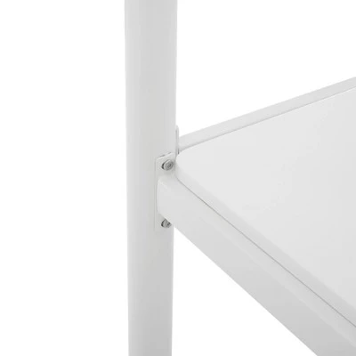 Full Analise Metal Loft Bed With Wood Desk - Saracina Home 8 Full Analise Metal Loft Bed With Wood Desk - Saracina Home - Image 6