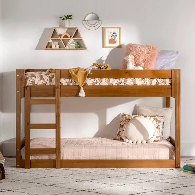 Twin Over Twin Indy Contemporary Solid Wood Bunk Bed - Saracina Home 17 Twin Over Twin Indy Contemporary Solid Wood Bunk Bed - Saracina Home - Image 15