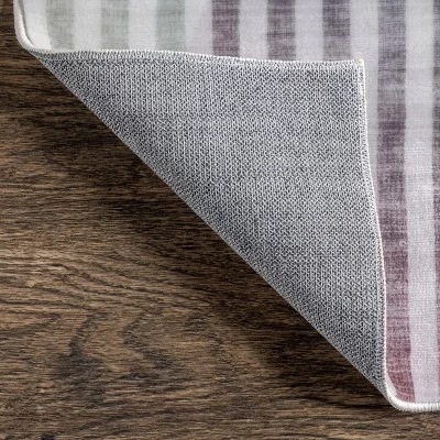 NuLOOM Erikka Abstract Striped Kids Machine Washable Area Rug 8 NuLOOM Erikka Abstract Striped Kids Machine Washable Area Rug - Image 6