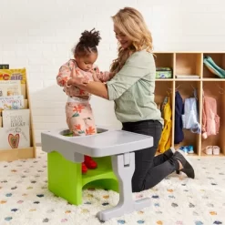 ECR4Kids Tri-Me Cube Chair Desk, Kids Furniture, Light Grey -Children Furniture Store GUEST f613161a aefb 458c bbcd 348438b7d9ae
