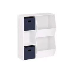 3pc Kids' Floor Cabinet With 2 Bins Set - RiverRidge Home -Children Furniture Store GUEST f7ac1494 5fd6 426b 8998 9cfe4392d8af