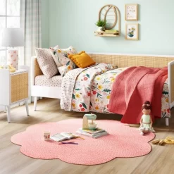 Rattan And Wood Kids' Daybed White - Pillowfort™