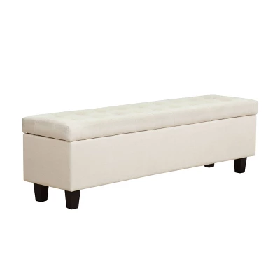 Ben Tufted Storage Ottoman - Abbyson Living 11 Ben Tufted Storage Ottoman - Abbyson Living - Image 9