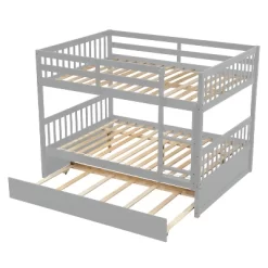 Full Over Full Bunk Bed With Trundle Bed And Ladder-ModernLuxe -Children Furniture Store GUEST fa006b6b 53f9 4992 899d bd9c107e5a1f