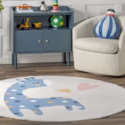 NuLOOM Ariella Giraffe Kids Machine Washable Area Rug -Children Furniture Store GUEST fa6656a0 54c1 4fca 9a0f 227879a45fc9