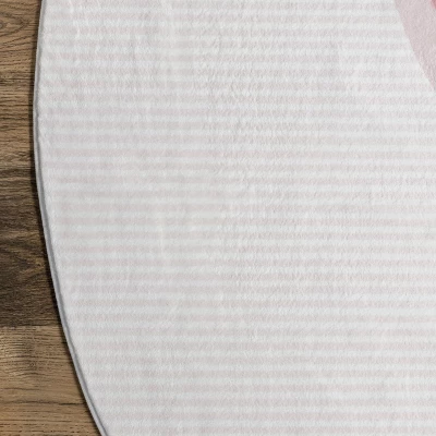 NuLOOM Crystal Rabbit Kids Machine Washable Area Rug 6 NuLOOM Crystal Rabbit Kids Machine Washable Area Rug - Image 4