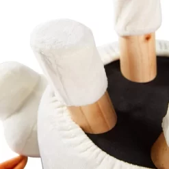 Cheer Collection Kids Mini Padded Footstool With Solid Wooden Legs -Children Furniture Store GUEST faa46594 3f60 4e36 a91b 29c899892a90