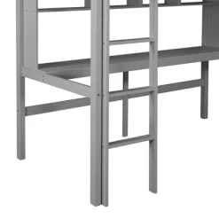 Twin Size Loft Bed With Desk, Shelves, And Ladder-ModernLuxe -Children Furniture Store GUEST fabbd4ca 972b 4345 a84a 904414ec0c21