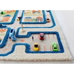 39"x59" Traffic Blue 3D Play Rug - IVI -Children Furniture Store GUEST fb129d43 2d0b 4b4e afdf 46037486b06d